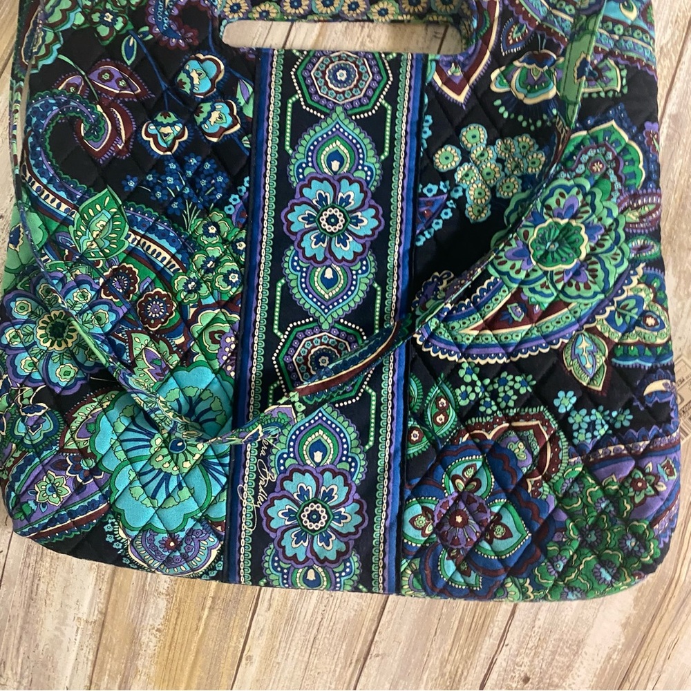 Vera Bradley 2009 Holiday Blue Rhapsody Tote - Picture 2 of 7